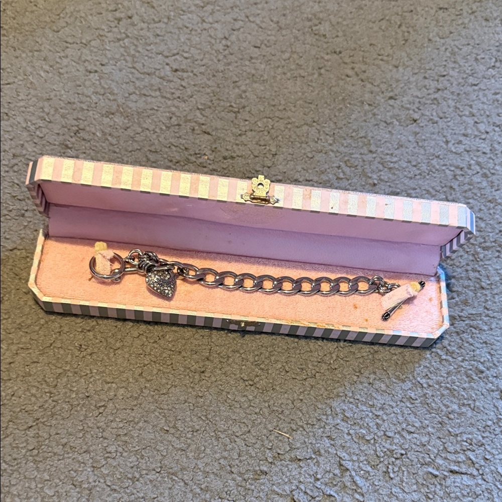 Juicy Couture Silver Charm Bracelet